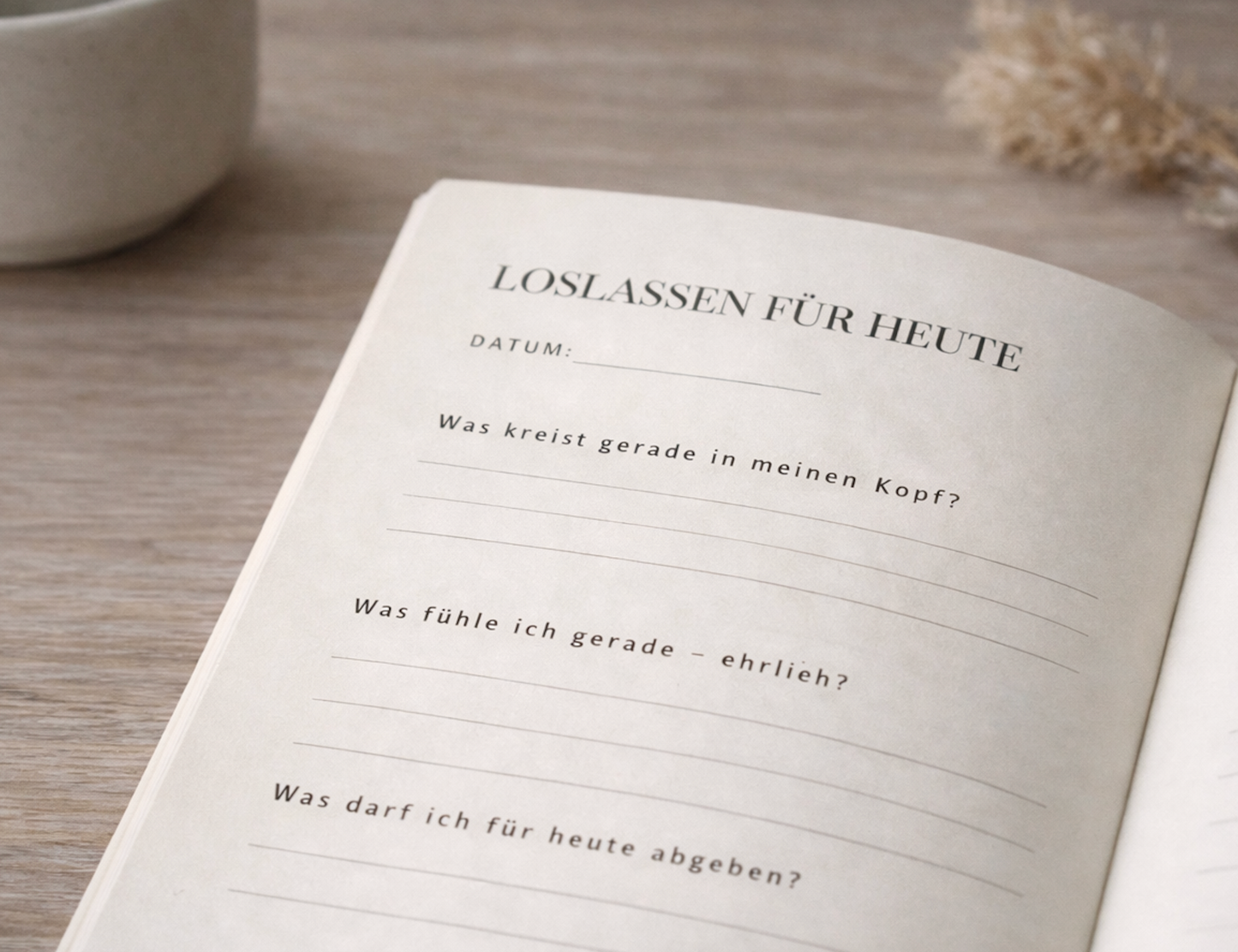 Abendjournal gegen Einschlafprobleme